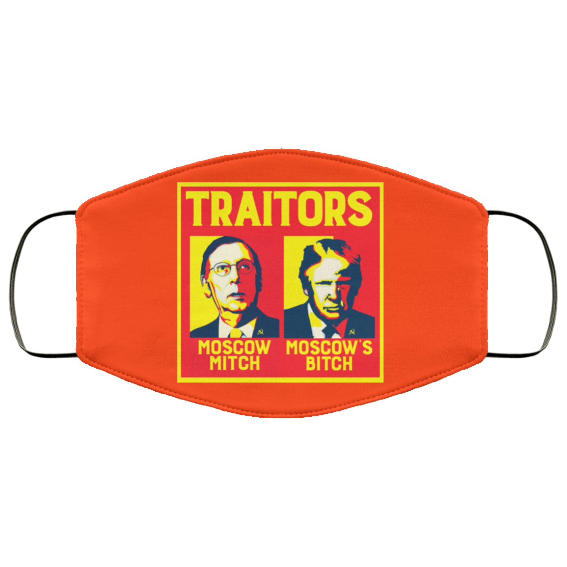 Traitors Ditch Moscow Mitch Face Mask