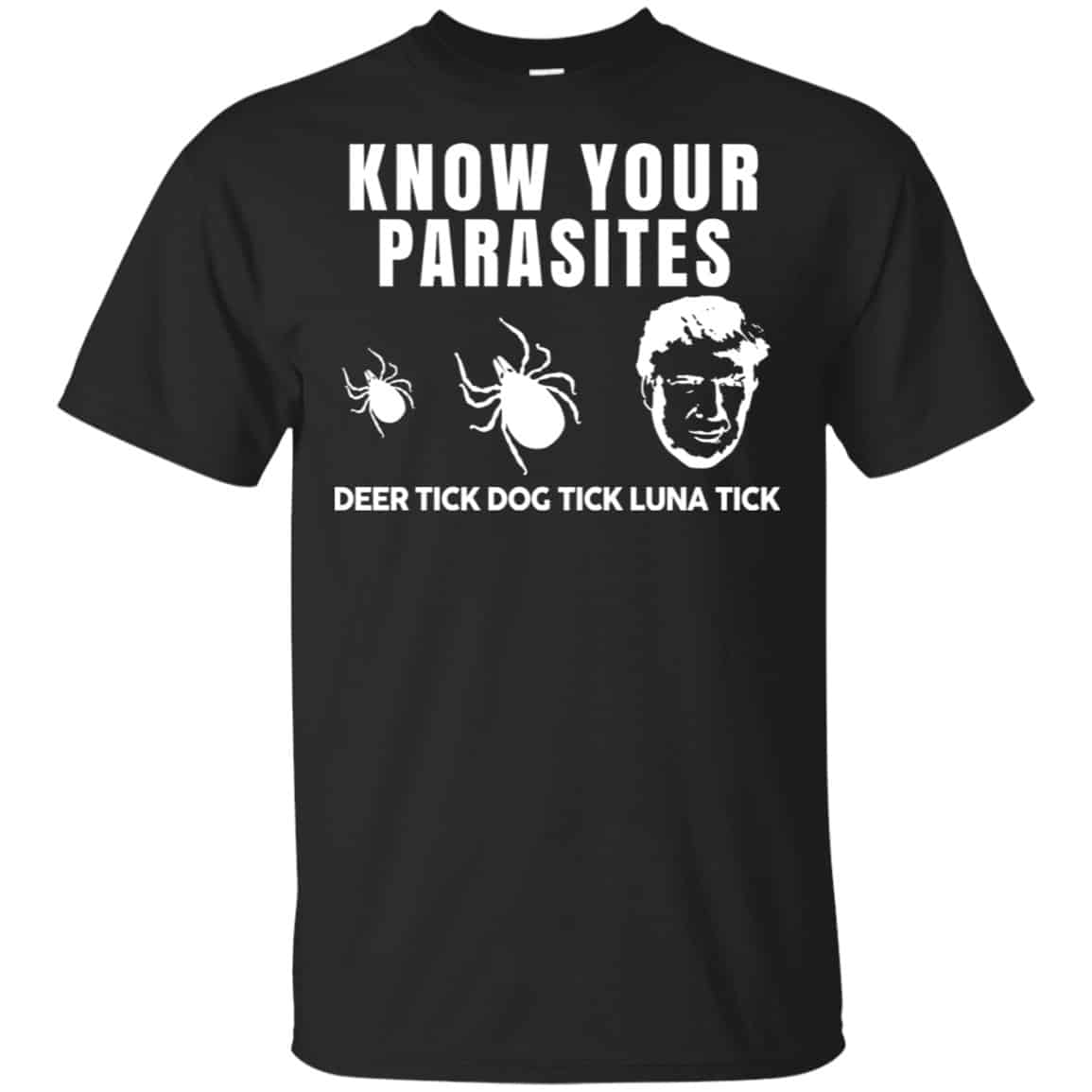 Know Your Parasites Deer Tick Dog Tick Luna Tick Shirt, Hoodie, Tank