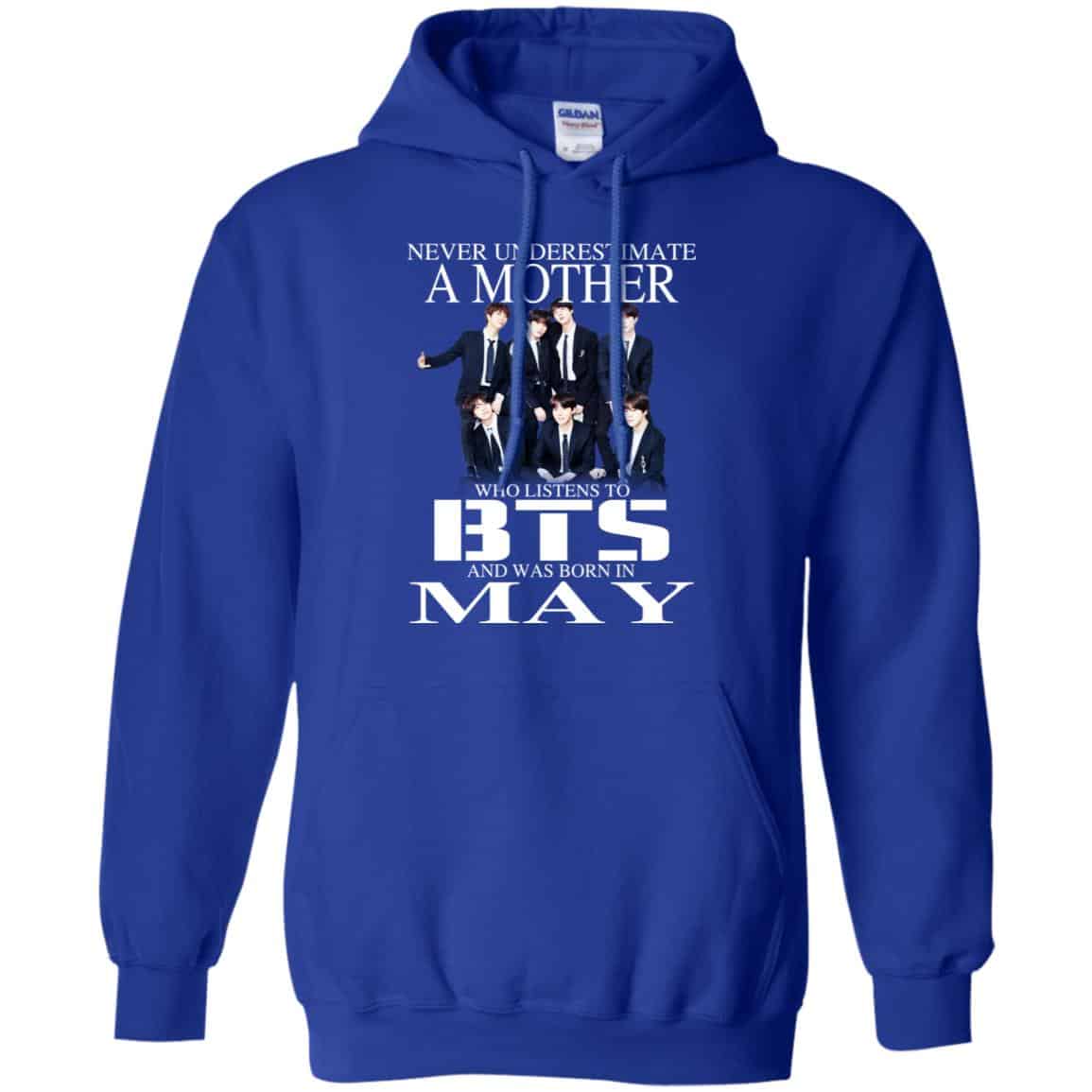 A Mother Who Listens To BTS And Was Born In May T-Shirts, Hoodie, Tank