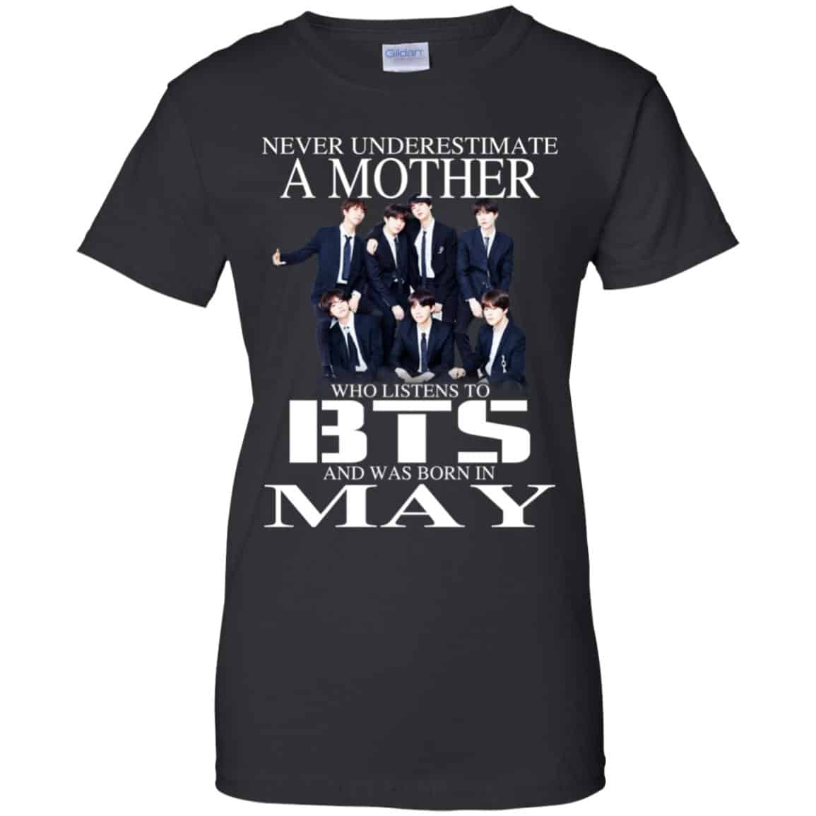 A Mother Who Listens To BTS And Was Born In May T-Shirts, Hoodie, Tank