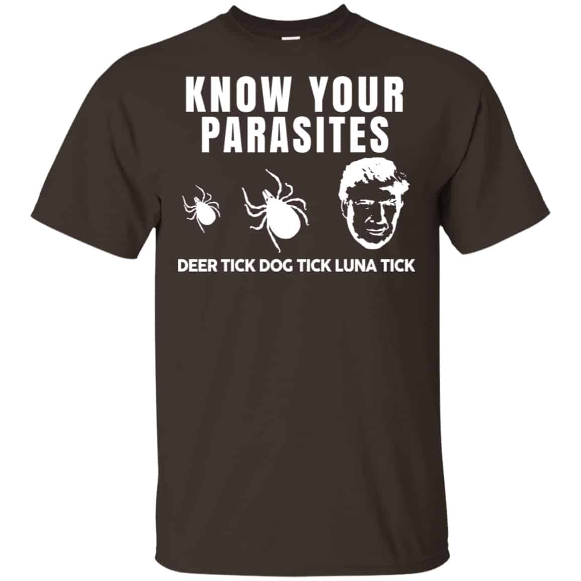 Know Your Parasites Deer Tick Dog Tick Luna Tick Shirt, Hoodie, Tank