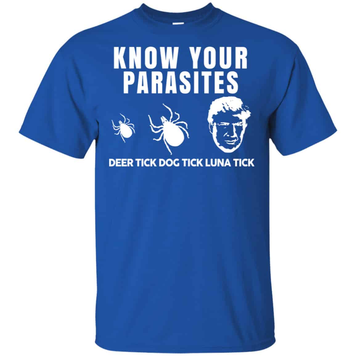 Know Your Parasites Deer Tick Dog Tick Luna Tick Shirt, Hoodie, Tank