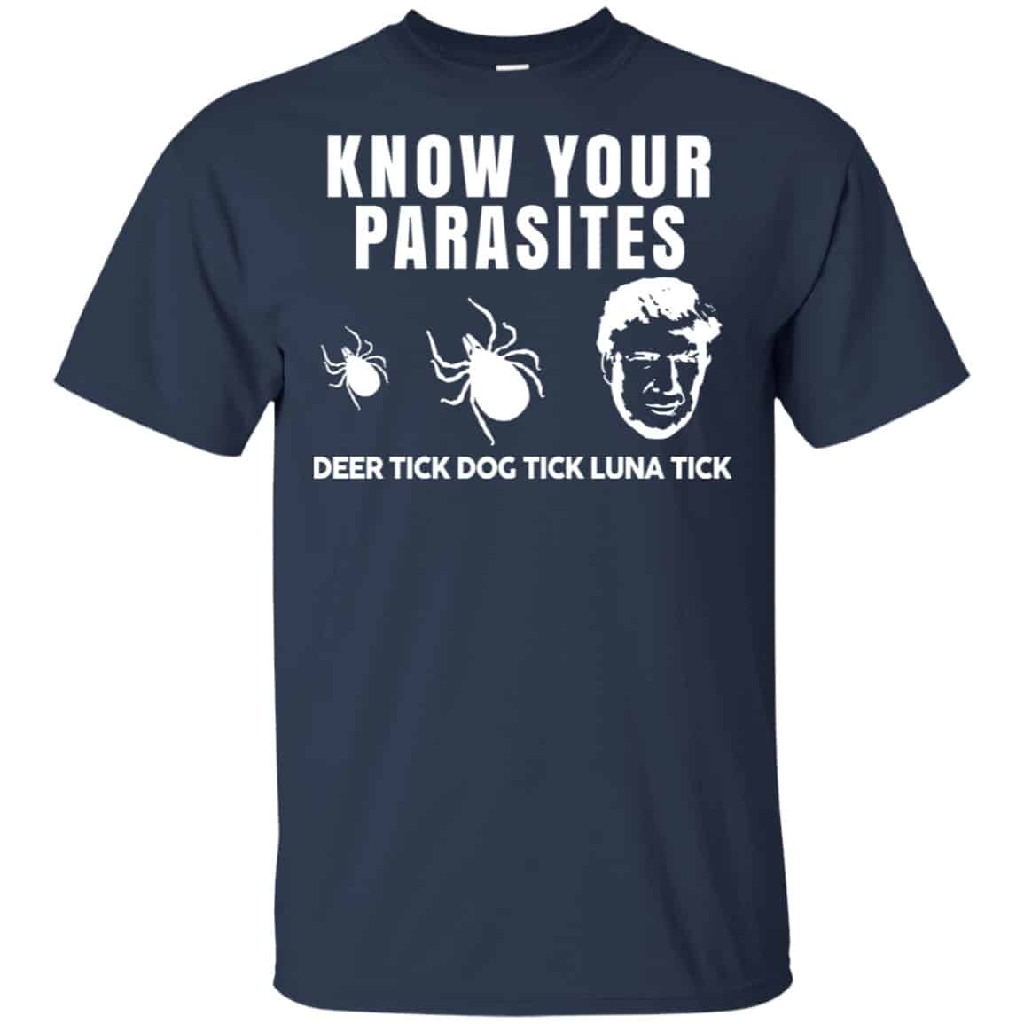 Know Your Parasites Deer Tick Dog Tick Luna Tick Shirt, Hoodie, Tank
