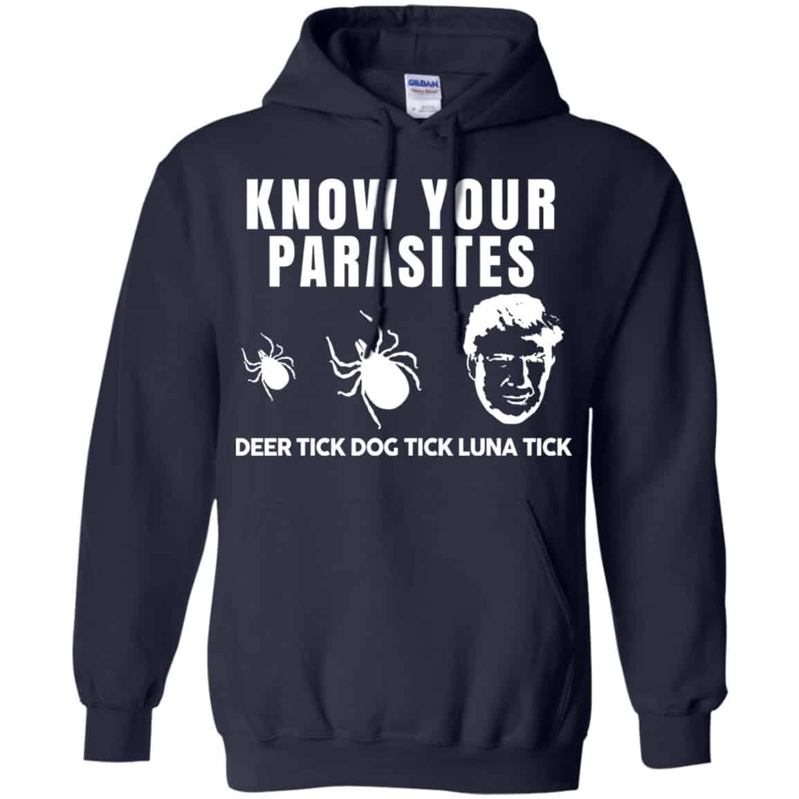 Know Your Parasites Deer Tick Dog Tick Luna Tick Shirt, Hoodie, Tank