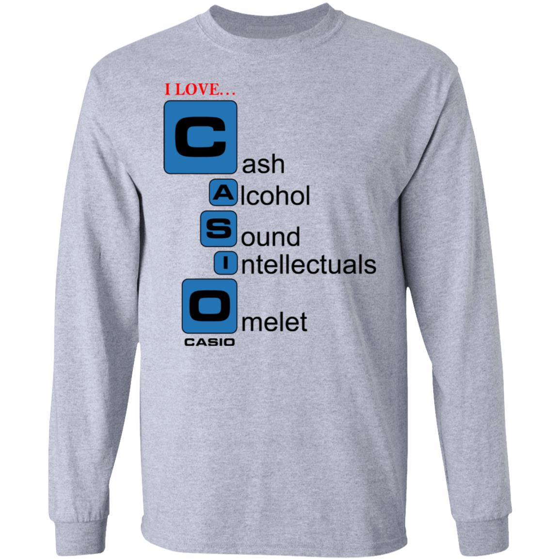 I Love Casino Cash Alcohol Sound Intellectuals Omelet Shirt, Hoodie, Tank