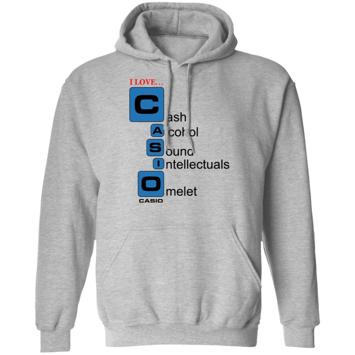 I Love Casino Cash Alcohol Sound Intellectuals Omelet Shirt, Hoodie, Tank
