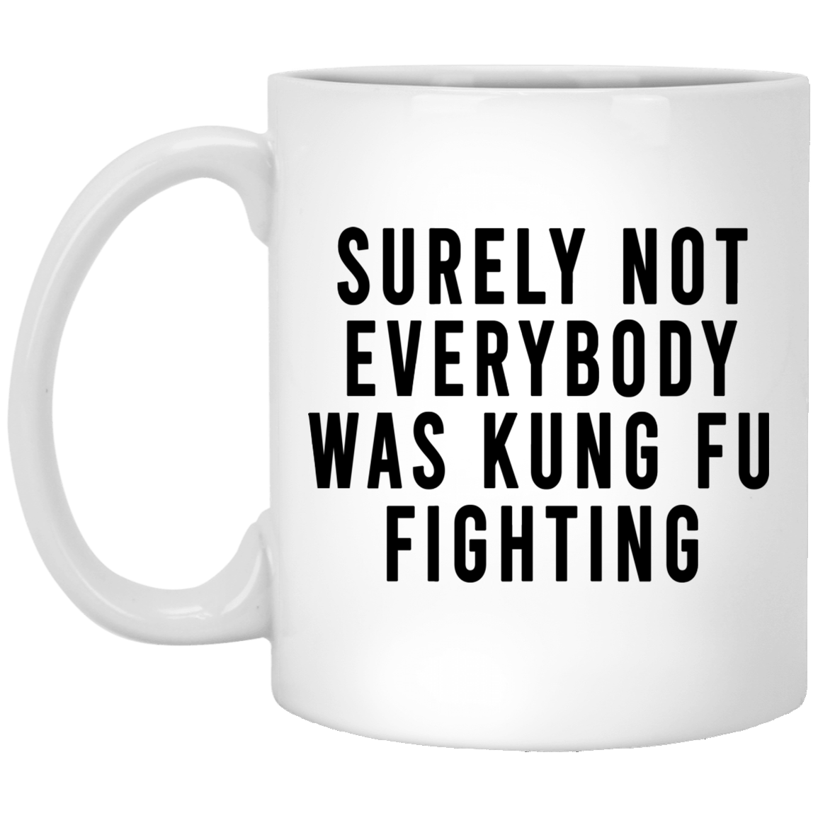 Surely Not Everybody Was Kung Fu Fighting Mug