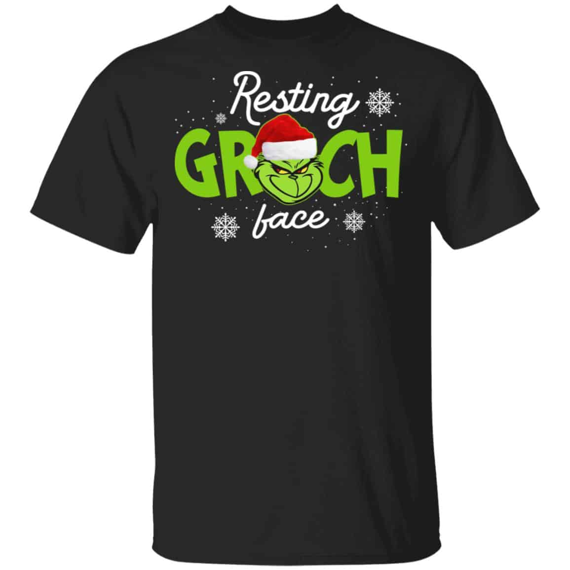 The Grinch: Resting Grinch Face Christmas Shirt, Hoodie, Tank