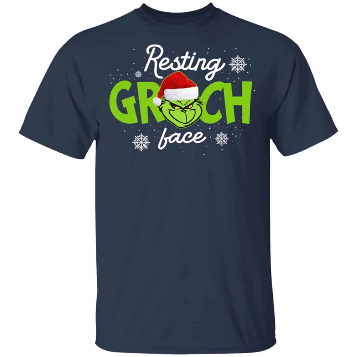 The Grinch: Resting Grinch Face Christmas Shirt, Hoodie, Tank