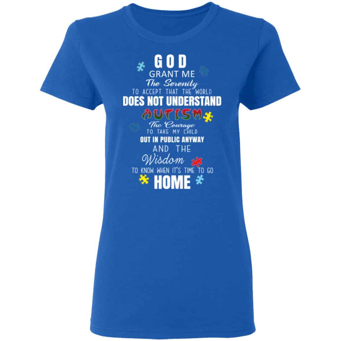 God Grant Me The Serenity To Accept That The World Does Not Understand Autism Shirt, Hoodie, Tank