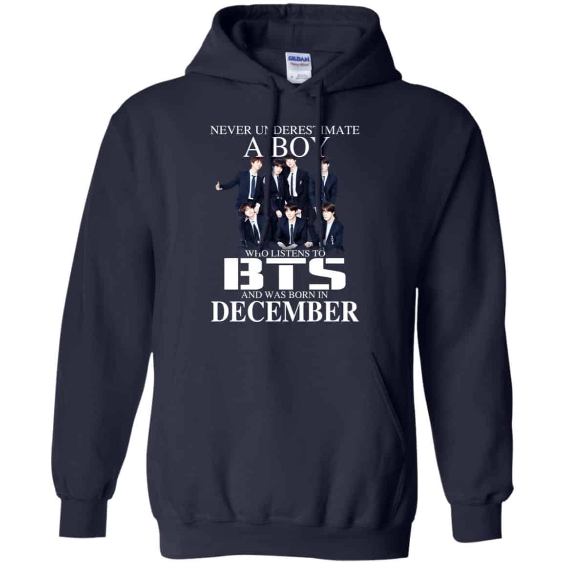 A Boy Who Listens To BTS And Was Born In December T-Shirts, Hoodie, Tank