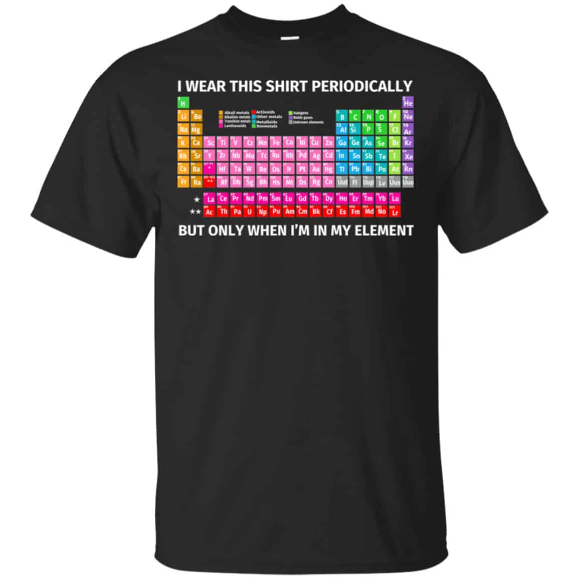 I Wear This Shirt Periodically But Only When I’m In My Element Shirt, Hoodie, Tank