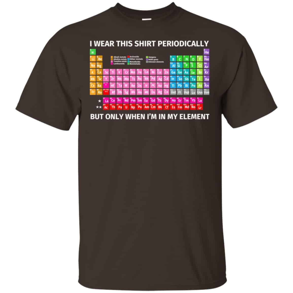 I Wear This Shirt Periodically But Only When I’m In My Element Shirt, Hoodie, Tank