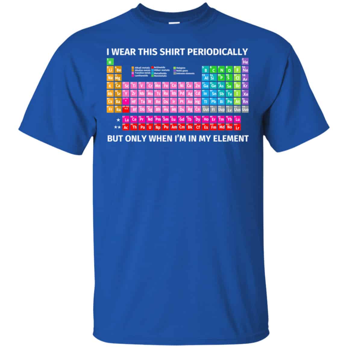 I Wear This Shirt Periodically But Only When I’m In My Element Shirt, Hoodie, Tank