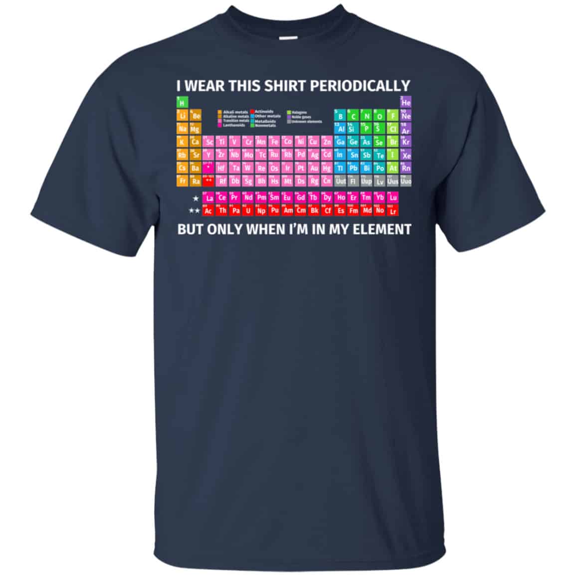 I Wear This Shirt Periodically But Only When I’m In My Element Shirt, Hoodie, Tank