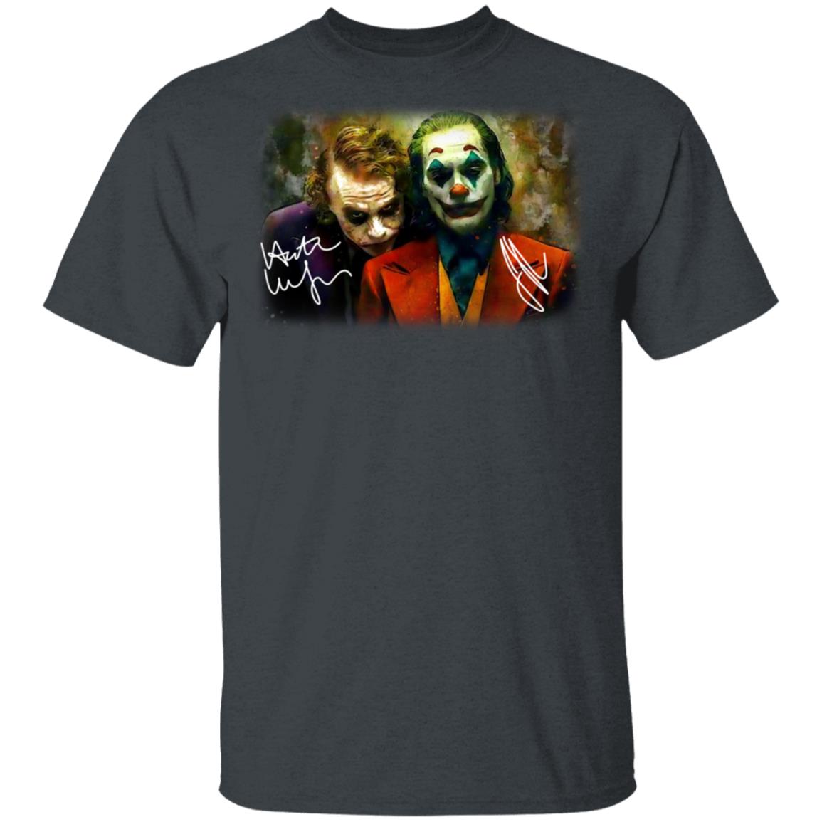 Joaquin Phoenix Joker Vs Heath Ledger Joker Shirt, Hoodie, Tank