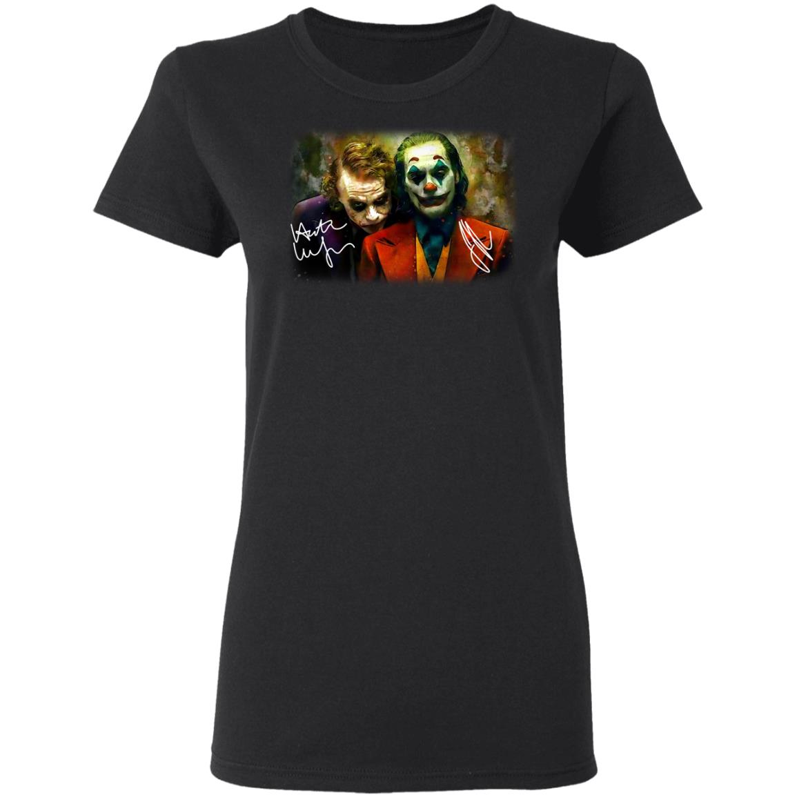 Joaquin Phoenix Joker Vs Heath Ledger Joker Shirt, Hoodie, Tank