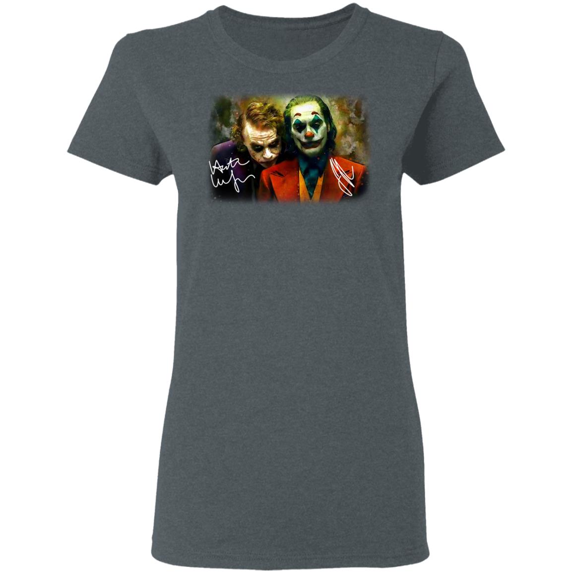 Joaquin Phoenix Joker Vs Heath Ledger Joker Shirt, Hoodie, Tank