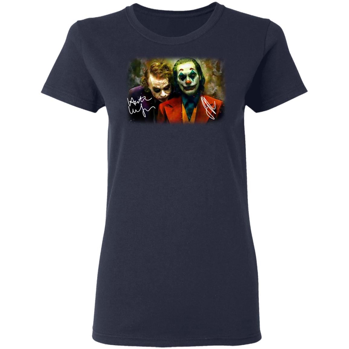 Joaquin Phoenix Joker Vs Heath Ledger Joker Shirt, Hoodie, Tank