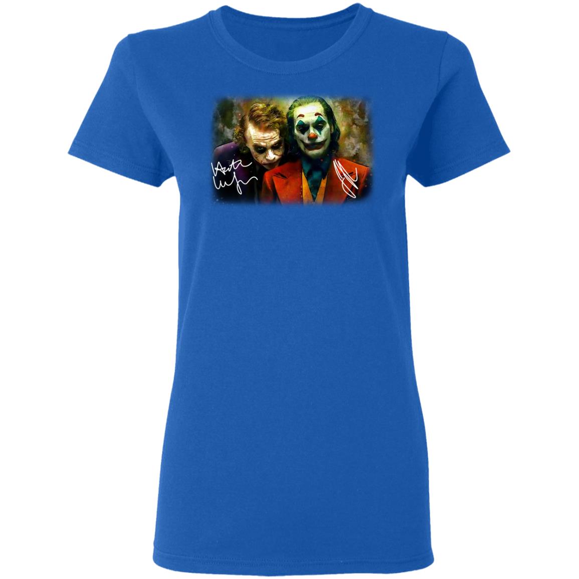 Joaquin Phoenix Joker Vs Heath Ledger Joker Shirt, Hoodie, Tank