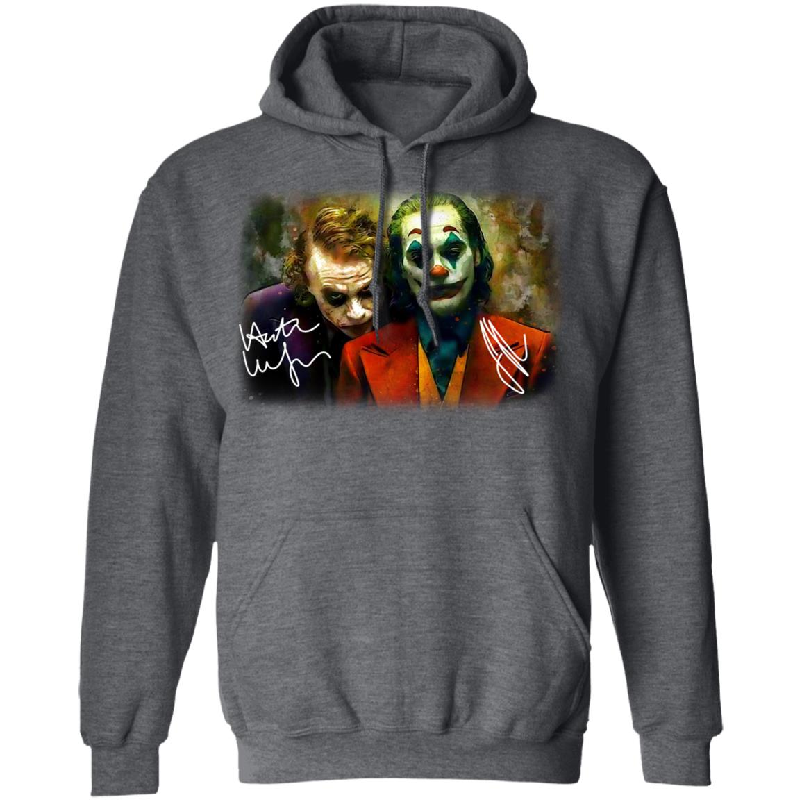 Joaquin Phoenix Joker Vs Heath Ledger Joker Shirt, Hoodie, Tank
