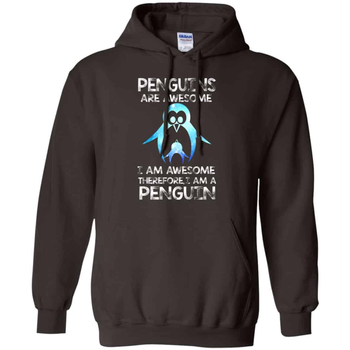 Penguins Are Awesome I Am Awesome Therefore I Am A Penguin Shirt, Hoodie, Tank
