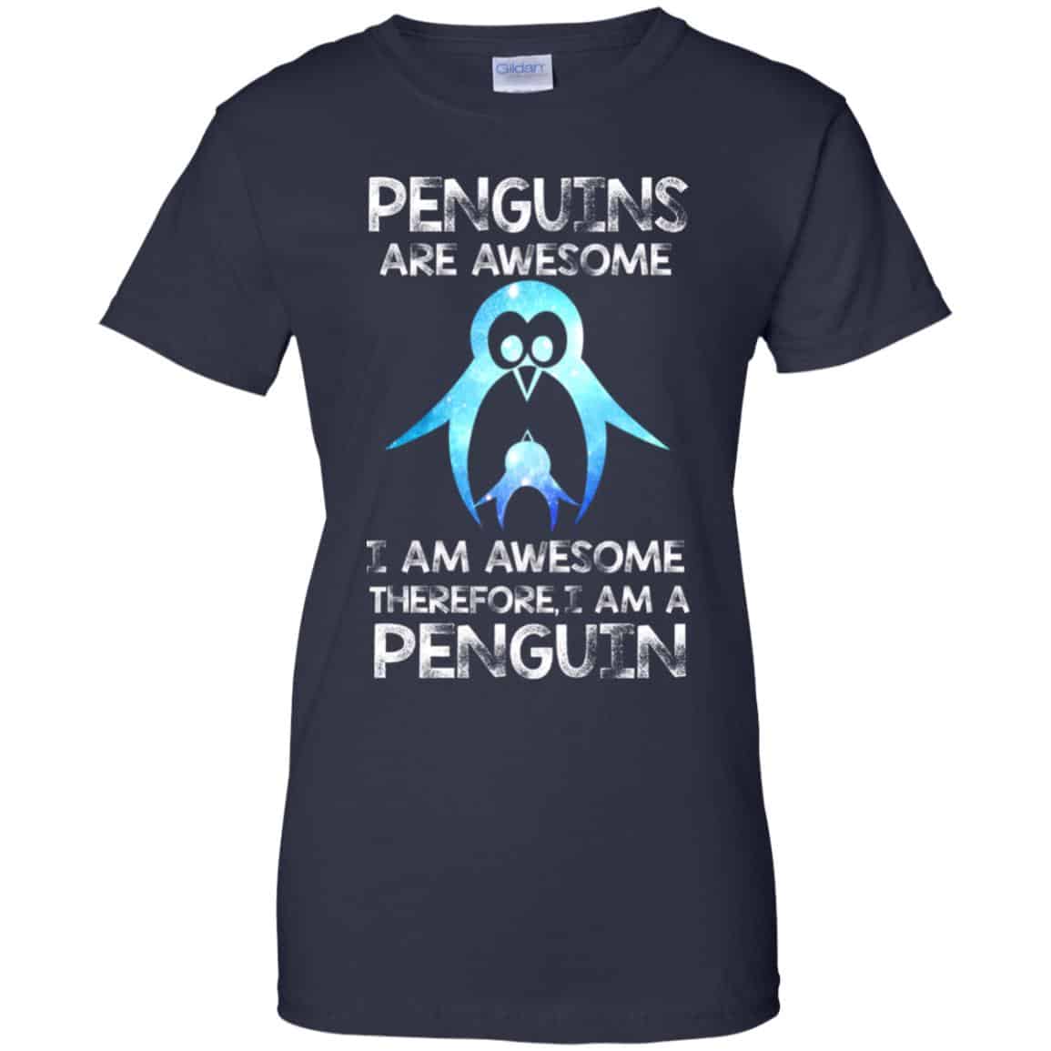 Penguins Are Awesome I Am Awesome Therefore I Am A Penguin Shirt, Hoodie, Tank