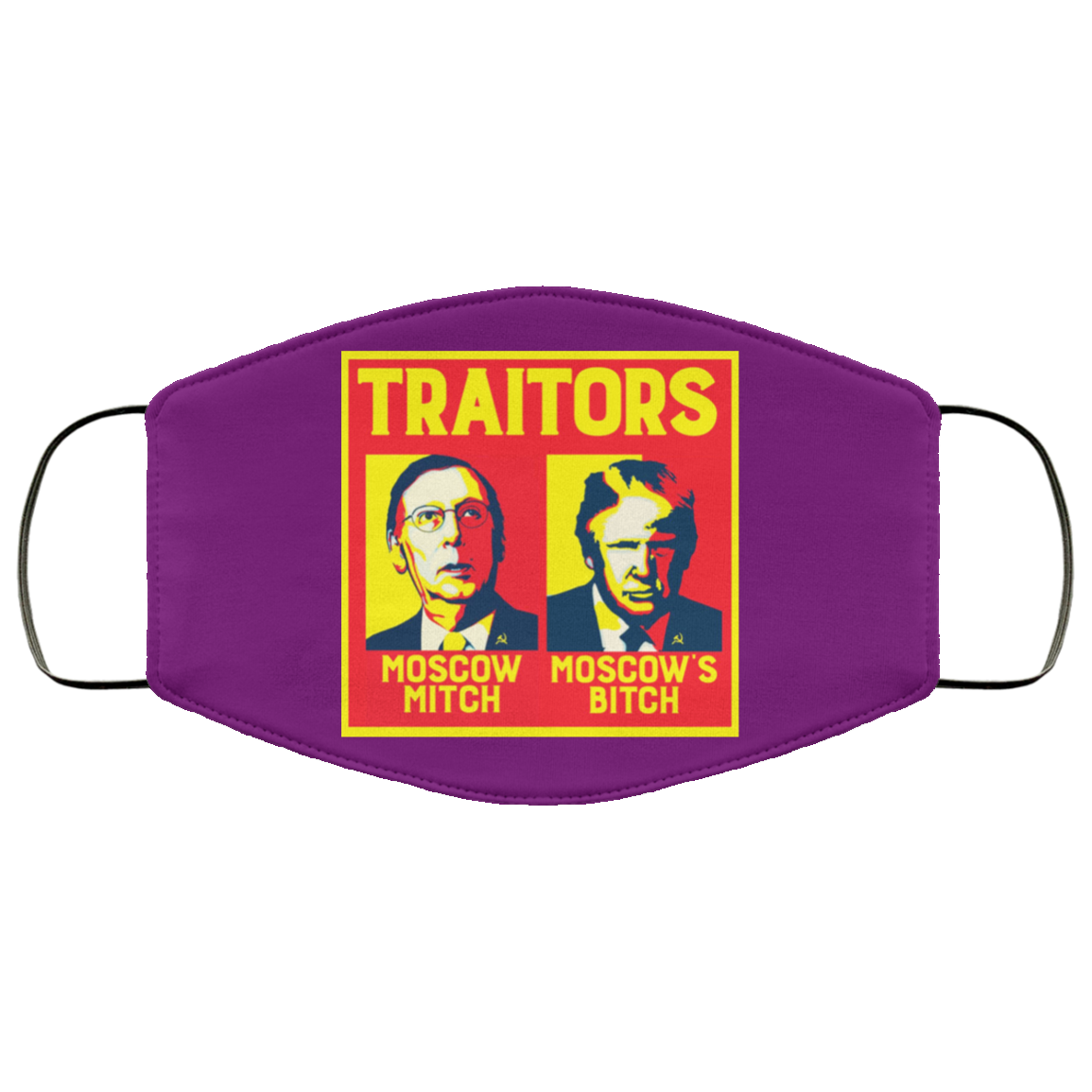 Traitors Ditch Moscow Mitch Face Mask