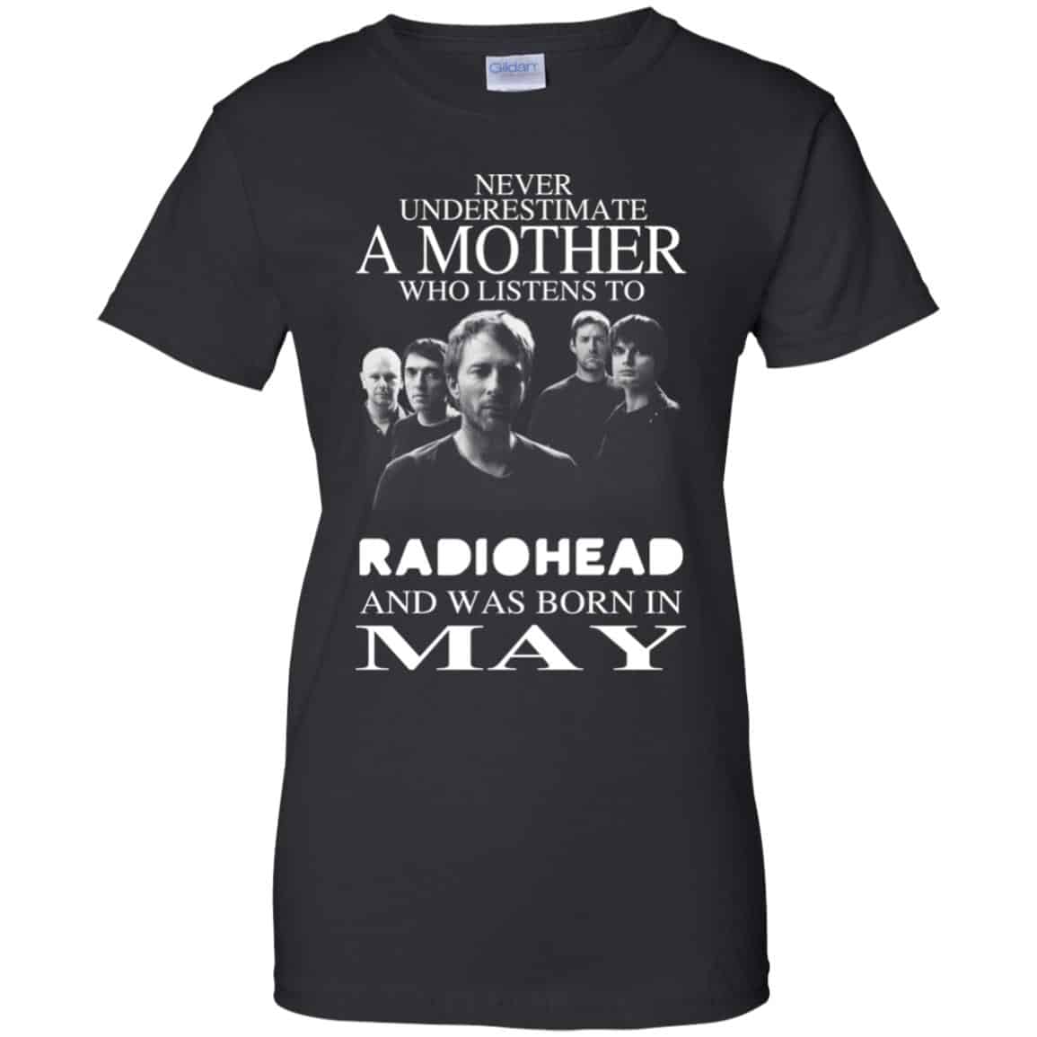 A Mother Who Listens To Radiohead And Was Born In May T-Shirts, Hoodie, Tank