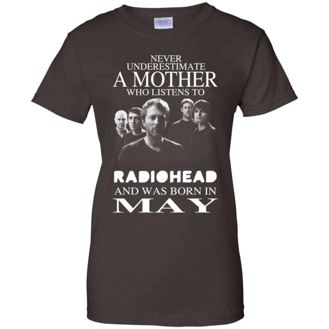 A Mother Who Listens To Radiohead And Was Born In May T-Shirts, Hoodie, Tank