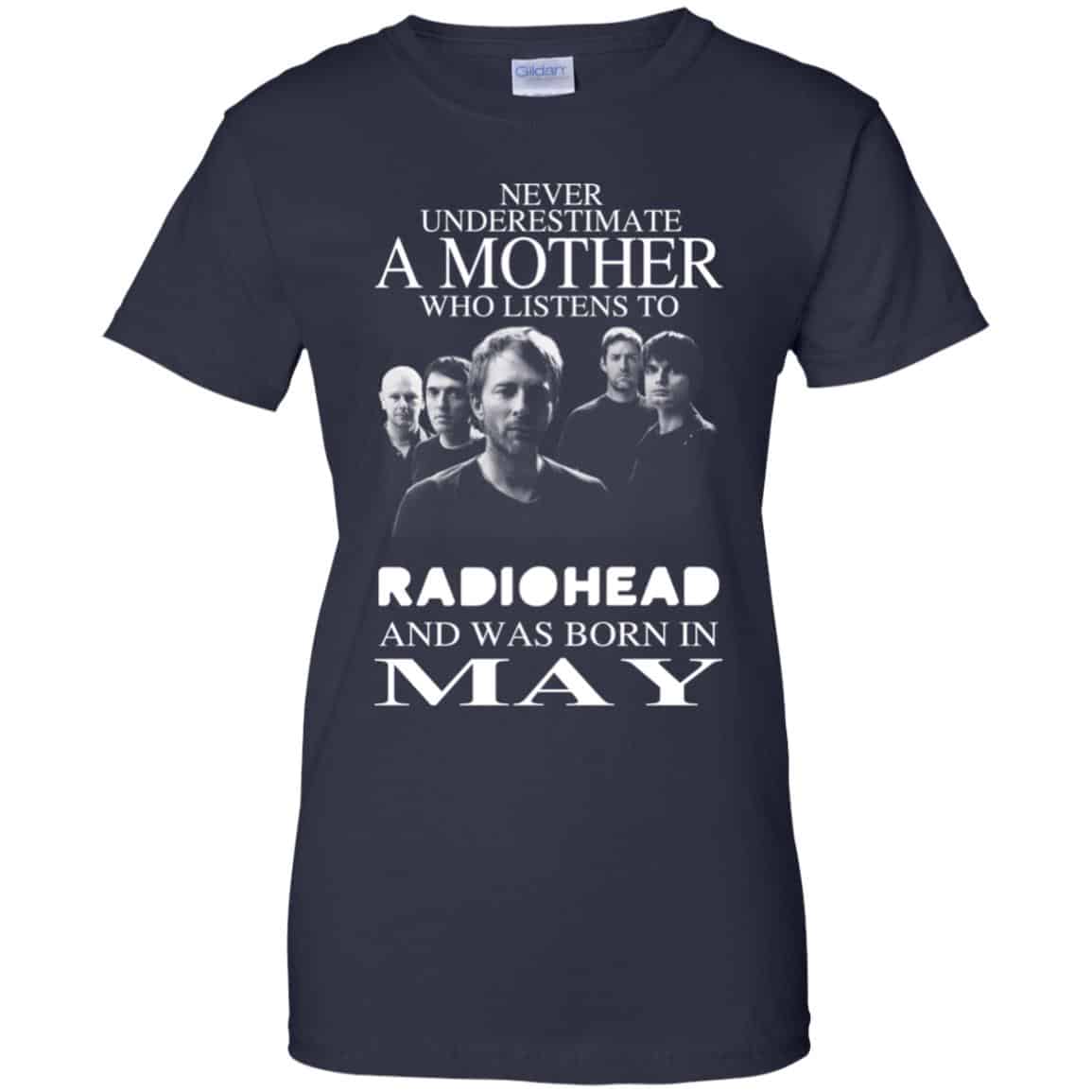 A Mother Who Listens To Radiohead And Was Born In May T-Shirts, Hoodie, Tank