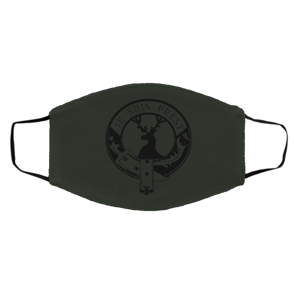 Je Suis Prest Logo #Outlander Face Mask