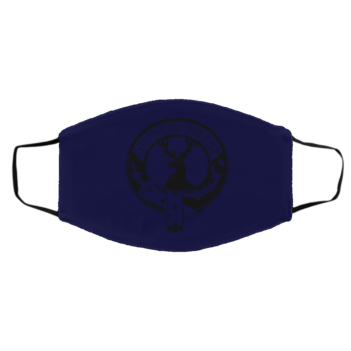 Je Suis Prest Logo #Outlander Face Mask