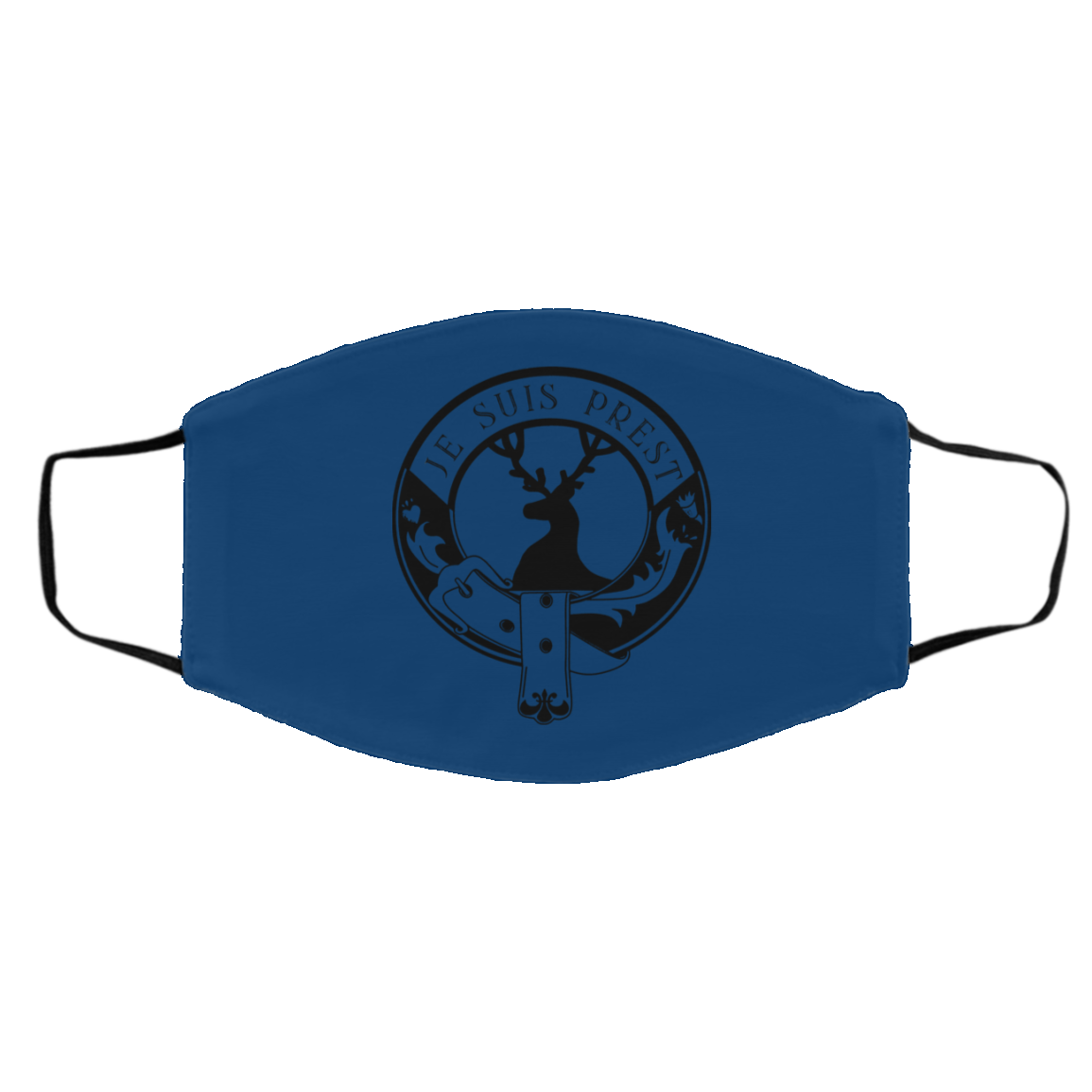 Je Suis Prest Logo #Outlander Face Mask