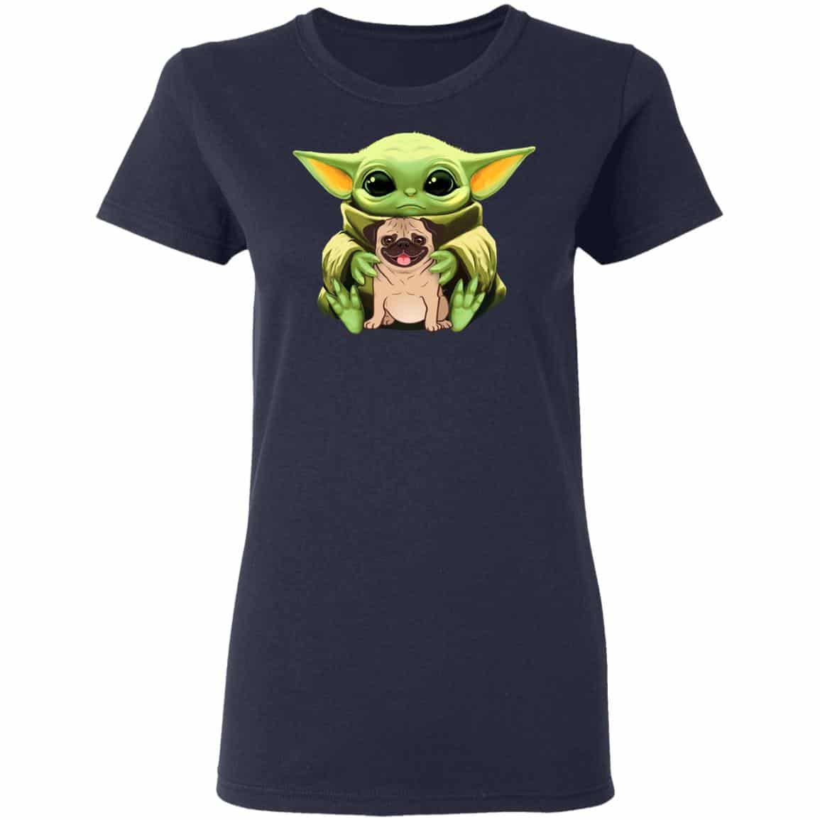 Baby Yoda Hug Pug Dog Shirt, Hoodie, Tank