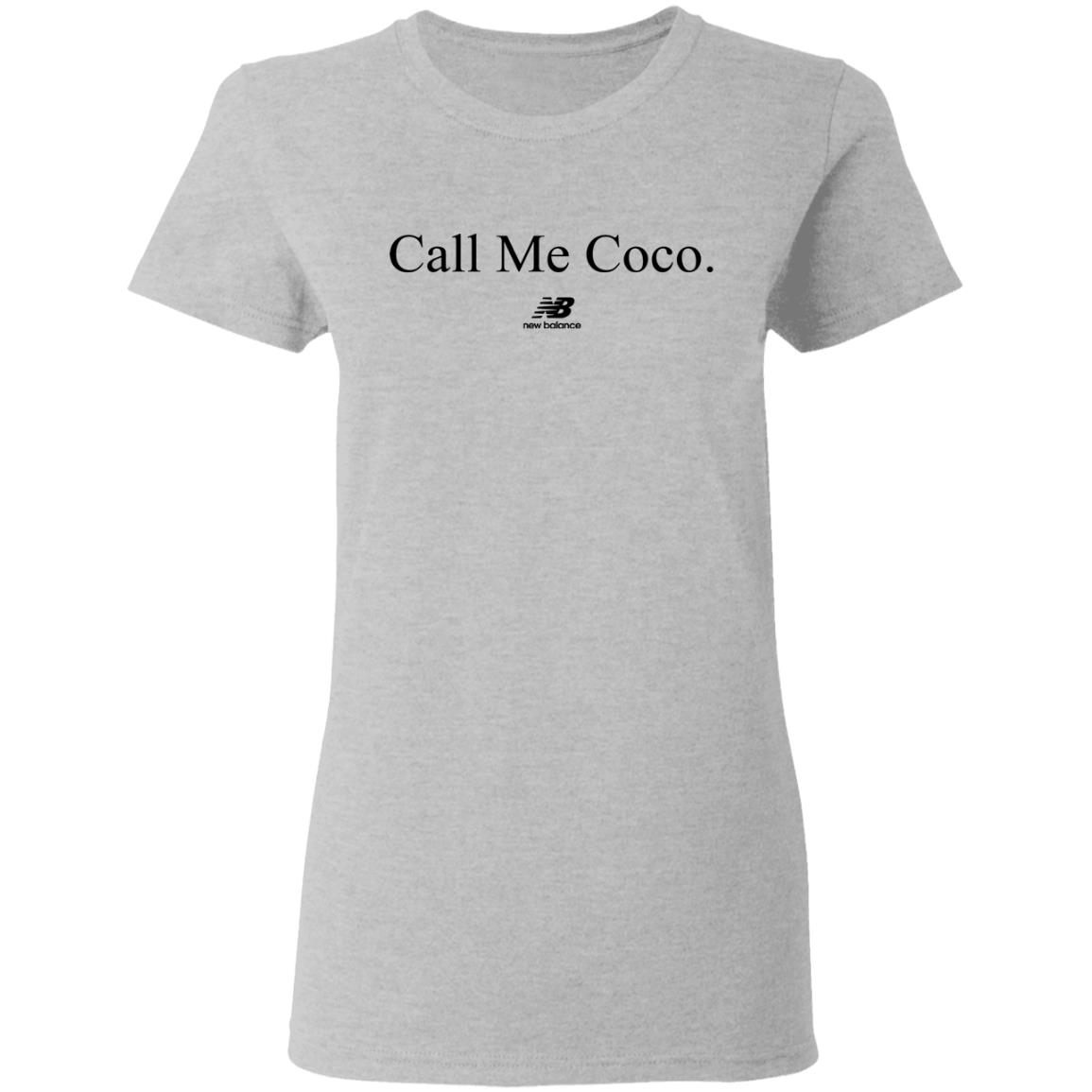 Call Me Coco New Balance Shirt, Hoodie, Tank