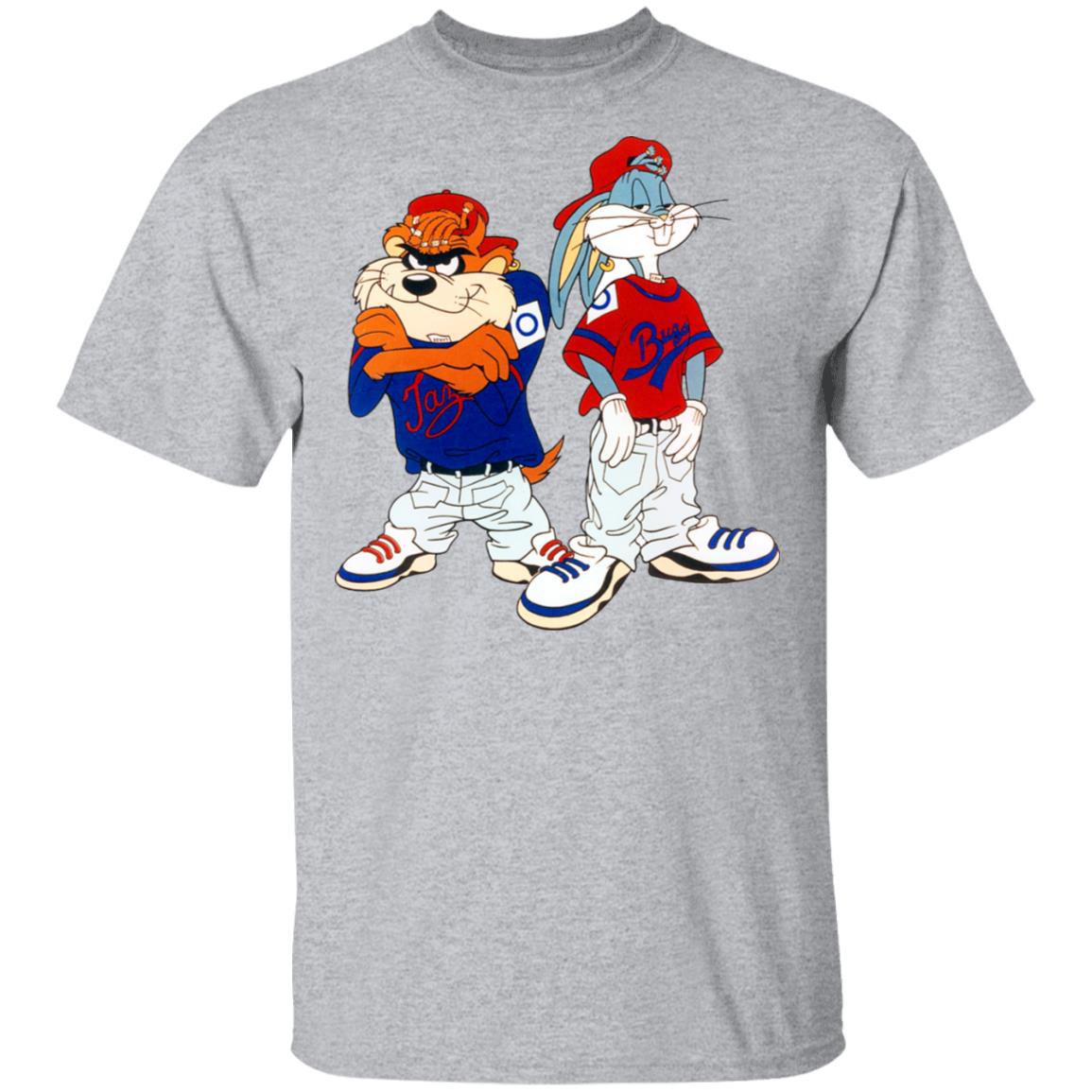 Looney Tunes Bugs Bunny and Tazmanian Devil Kris Kross Shirt, Hoodie, Tank