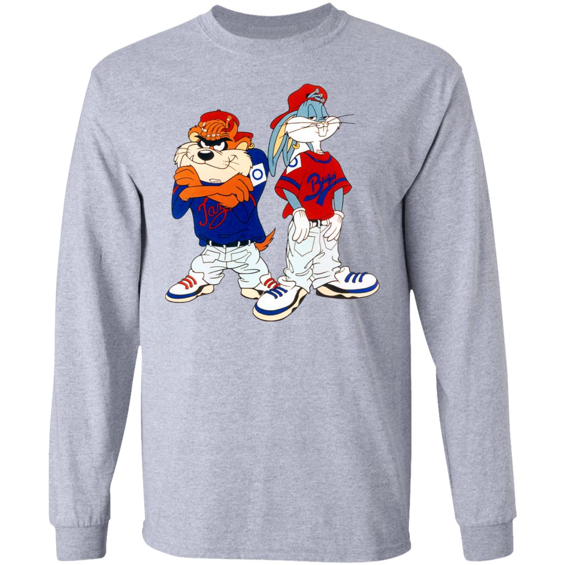 Looney Tunes Bugs Bunny and Tazmanian Devil Kris Kross Shirt, Hoodie, Tank