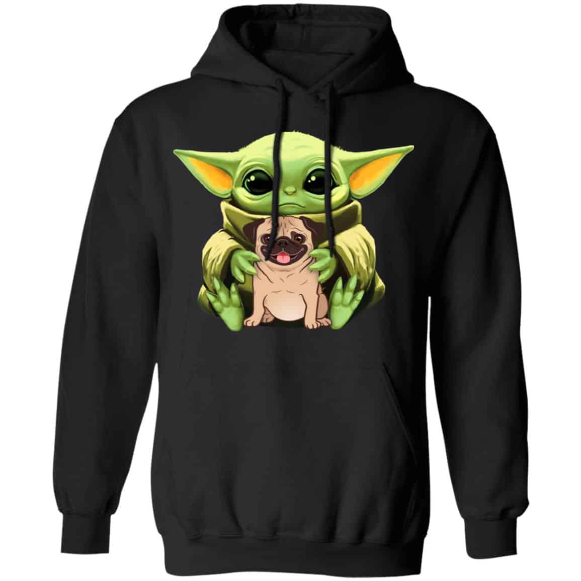 Baby Yoda Hug Pug Dog Shirt, Hoodie, Tank