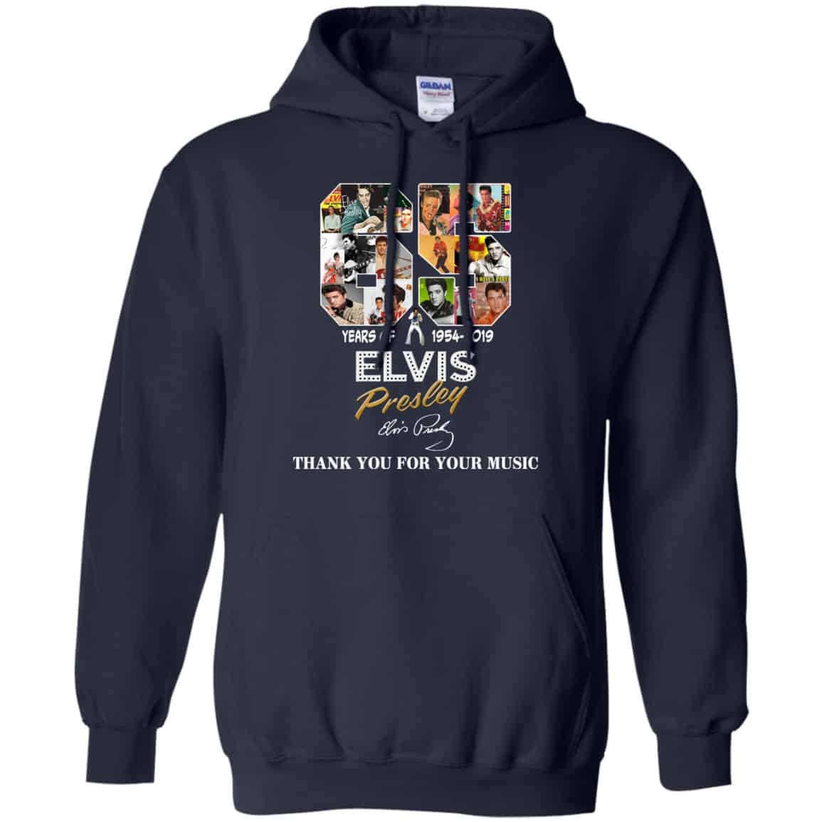 65 Years Of Elvis Presley 1954 2019 Thank You For Your Music Shirt, Hoodie, Tank