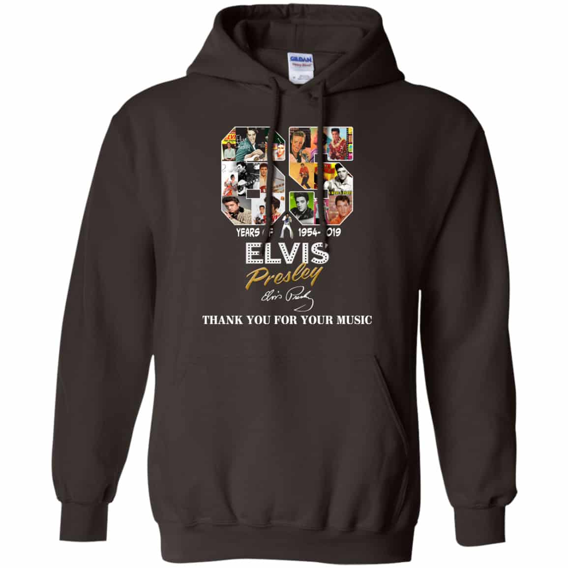 65 Years Of Elvis Presley 1954 2019 Thank You For Your Music Shirt, Hoodie, Tank