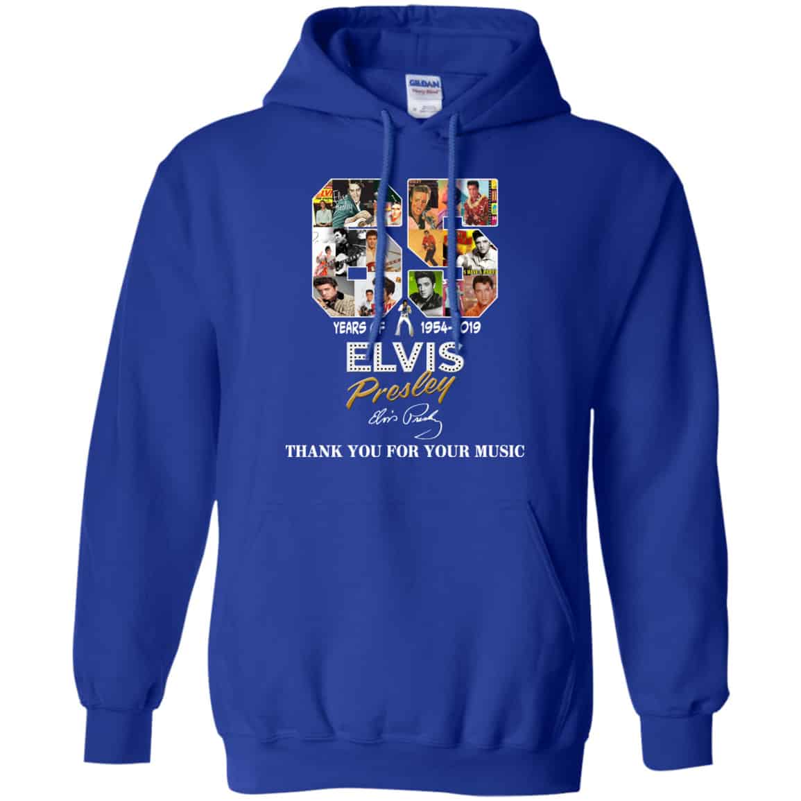 65 Years Of Elvis Presley 1954 2019 Thank You For Your Music Shirt, Hoodie, Tank