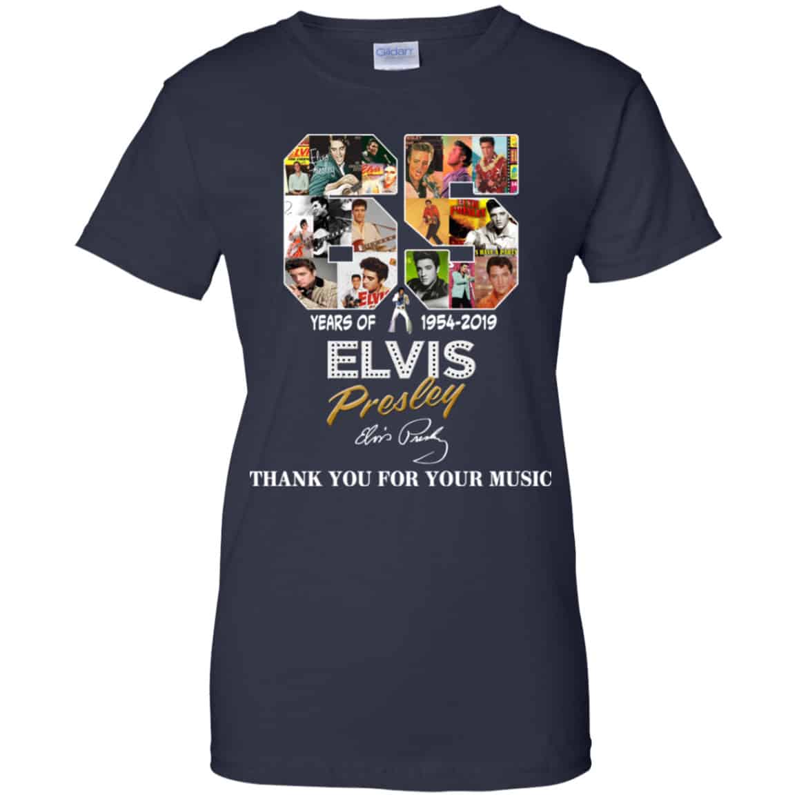 65 Years Of Elvis Presley 1954 2019 Thank You For Your Music Shirt, Hoodie, Tank