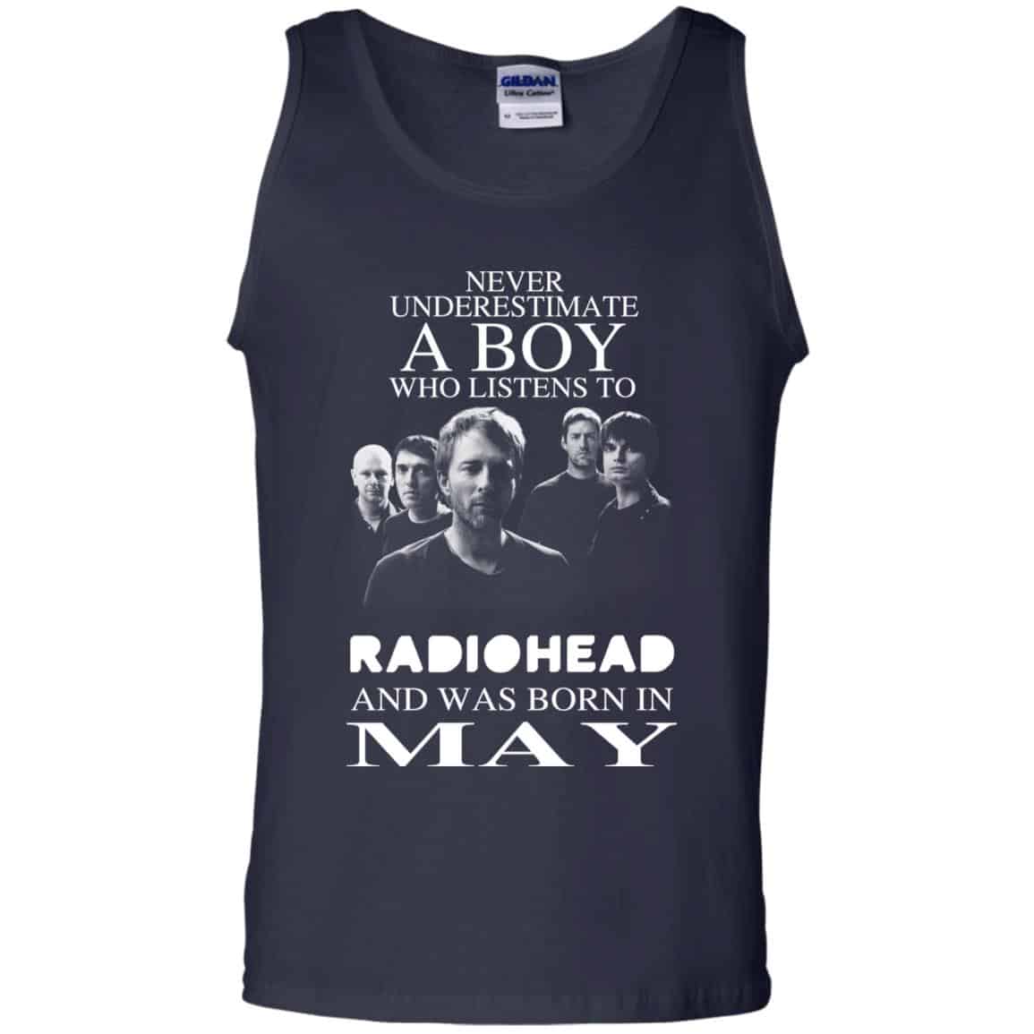 A Boy Who Listens To Radiohead And Was Born In May T-Shirts, Hoodie, Tank