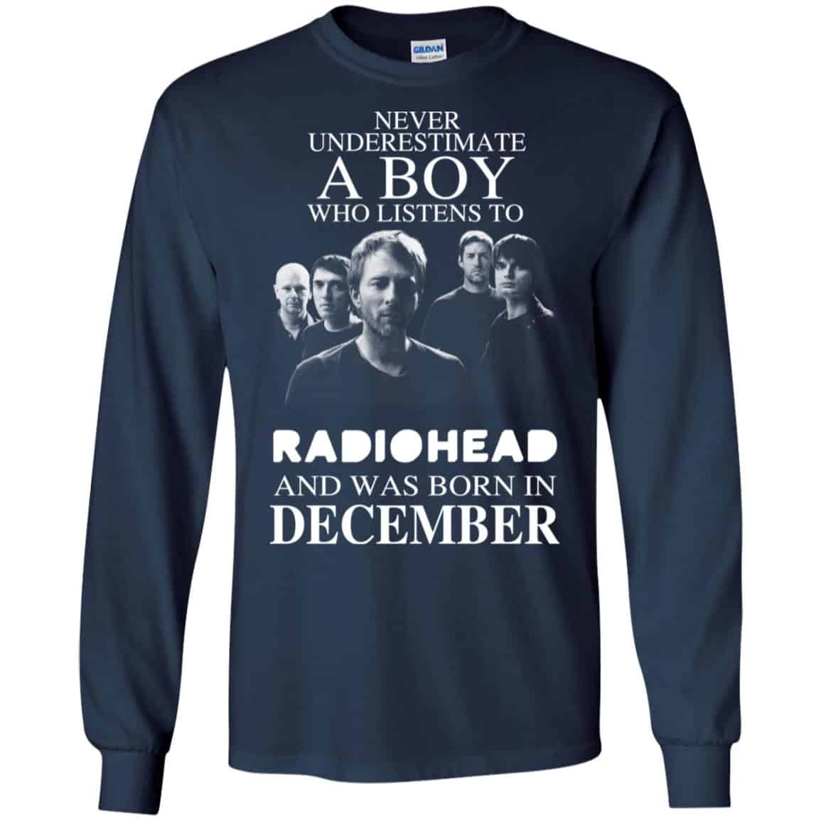 A Boy Who Listens To Radiohead And Was Born In December T-Shirts, Hoodie, Tank