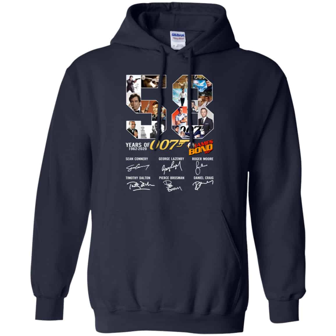 58 Years Of James Bond Anniversary Shirt, Hoodie, Tank