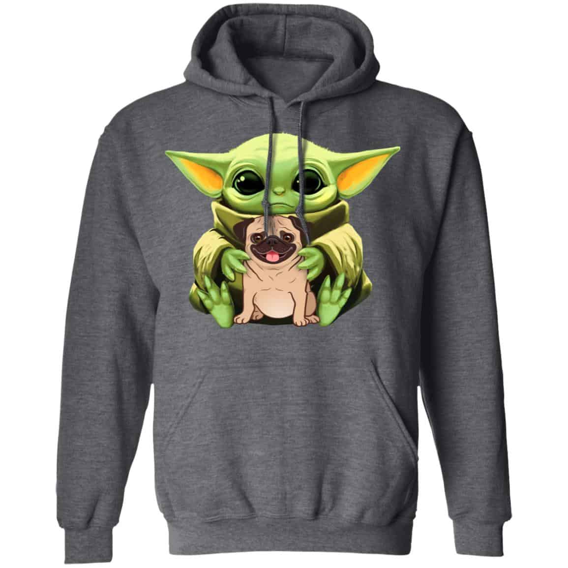 Baby Yoda Hug Pug Dog Shirt, Hoodie, Tank