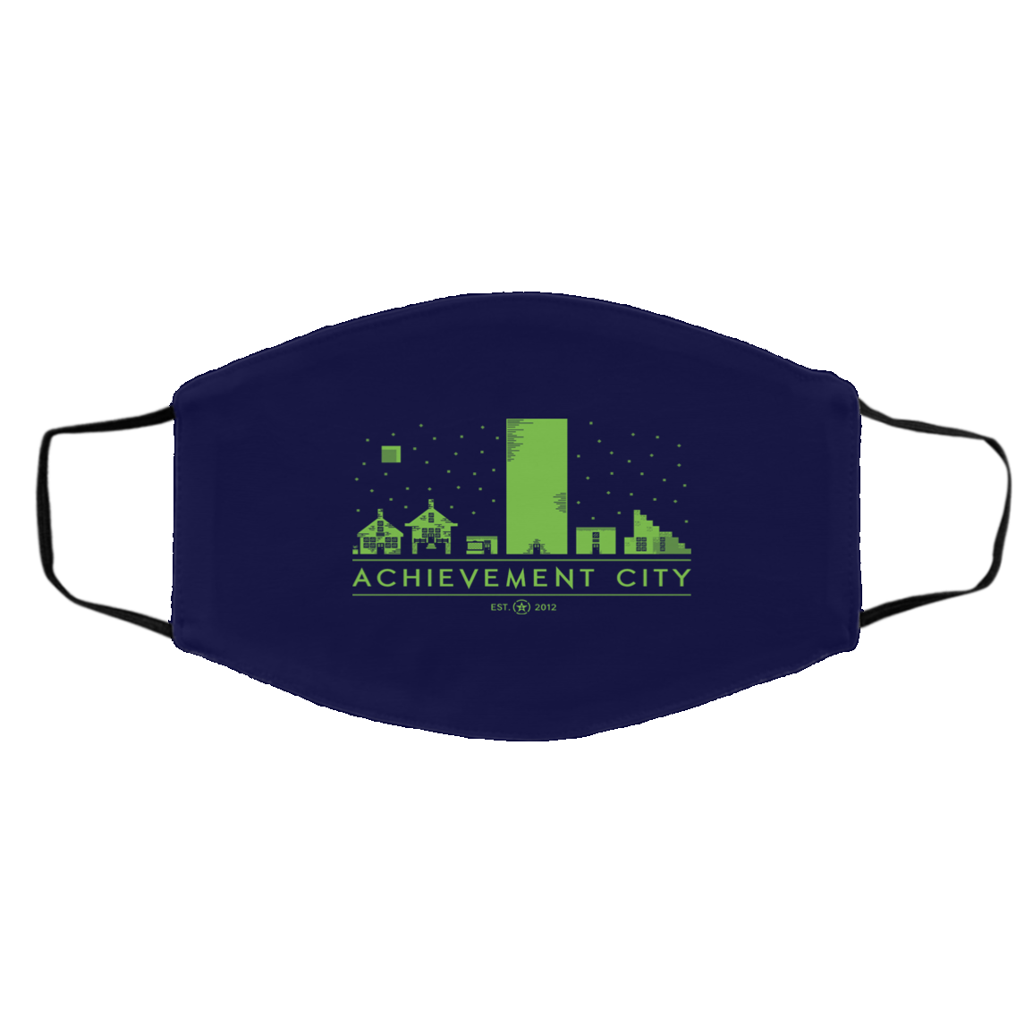 Achievement Hunter Achievement City Est 2012 Face Mask
