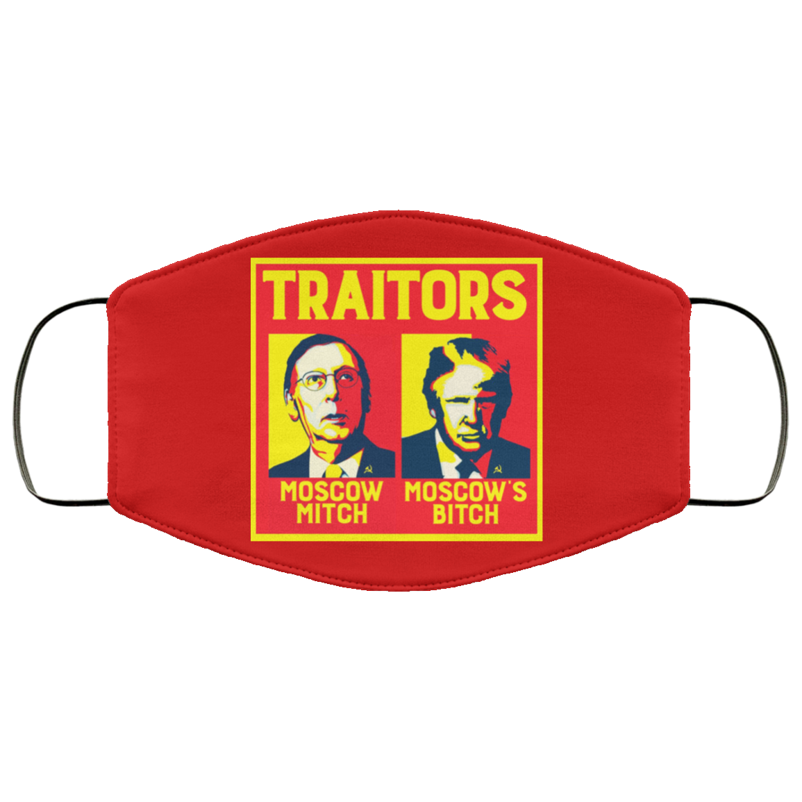 Traitors Ditch Moscow Mitch Face Mask