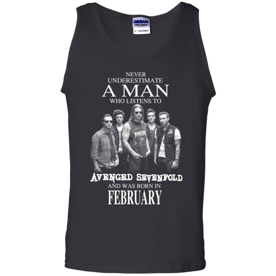 A Man Who Listens To Avenged Sevenfold And Was Born In February T-Shirts, Hoodie, Tank